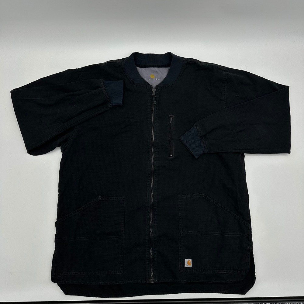 Carhartt Black Workwear Zip-Front Jacket